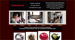 Desktop Screenshot of farbstein.de