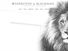 Tablet Screenshot of farbstein.com